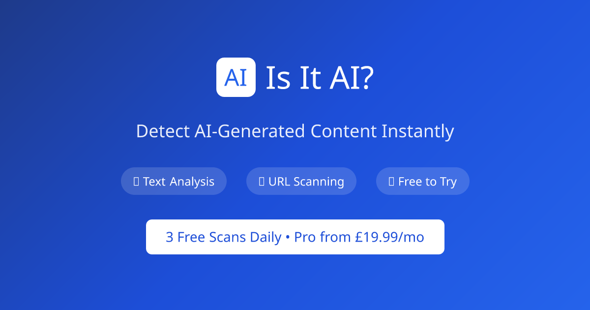 Is It AI? — official preview image